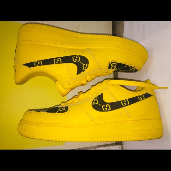 Airforce 1 shoes - Yellow - Picture 1 of 4